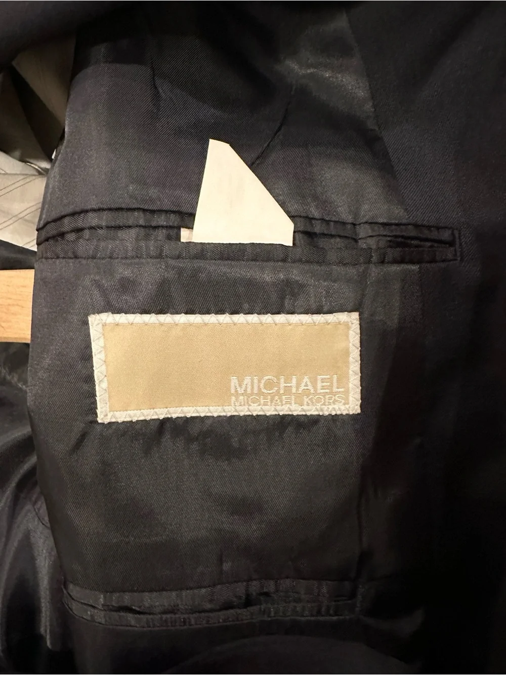Men's Michael Kors Classic Navy Blazer Size 38R